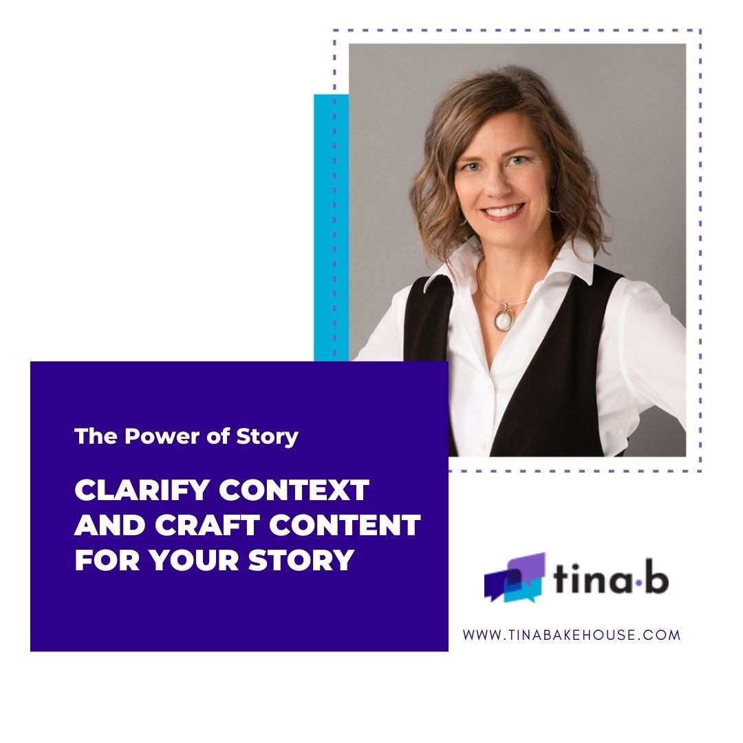 Tina B., public speaking and storytelling coach, will highlight three core questions to ask that will help you create clear messages to structure your story and engage your audience.